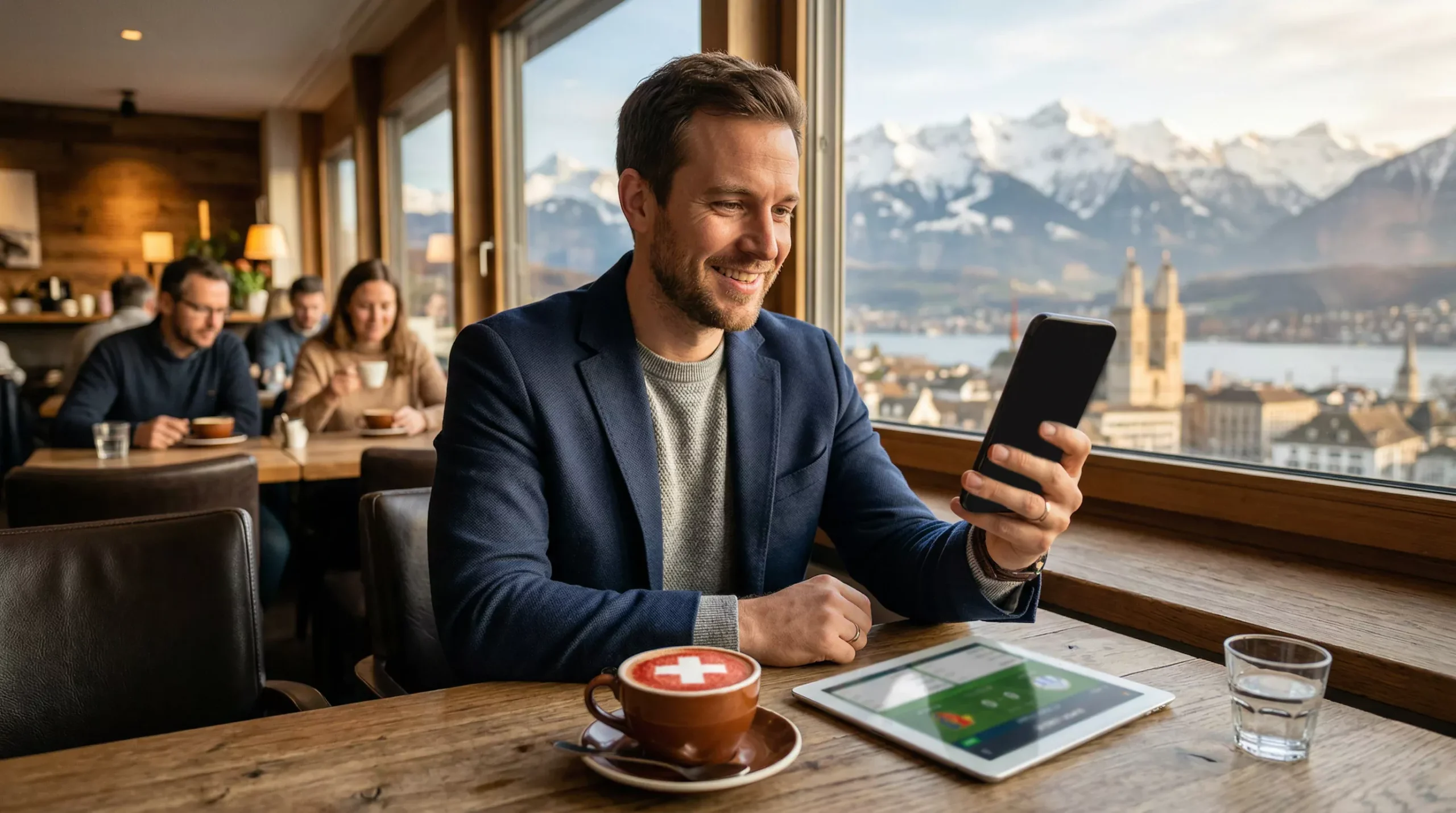 Schweizer Wettanbieter Vergleich mit Sportwetten-Symbolik