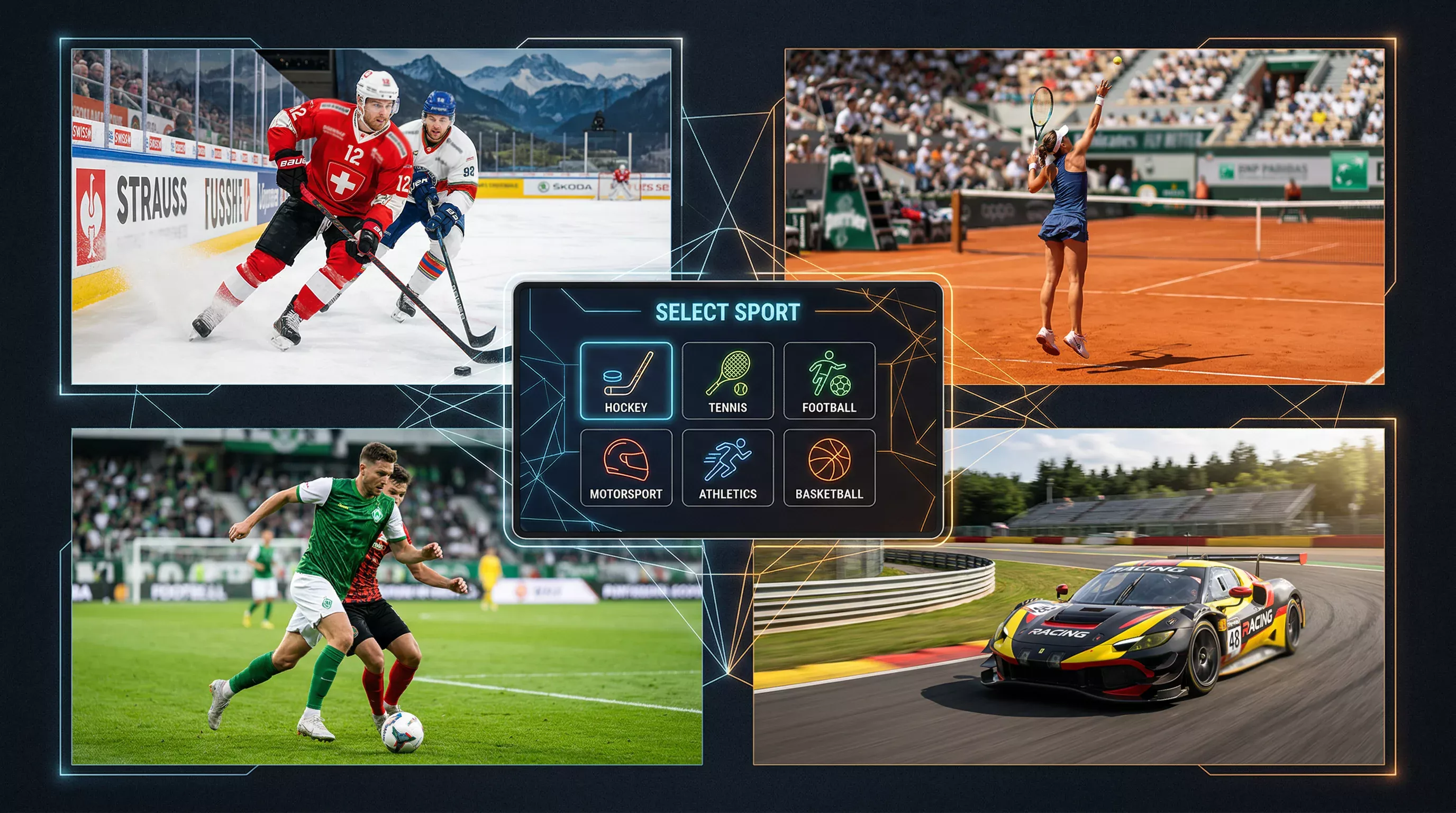 Verschiedene Sportarten für Sportwetten in der Schweiz